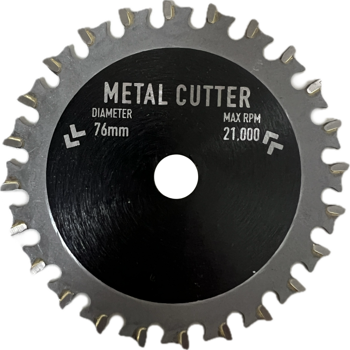Craftmaster Metal Cutting Blade - 76mm x 24t - Tungsten Carbide Tipped - Fast Cutting Performance - SuperSaverAU - view 2