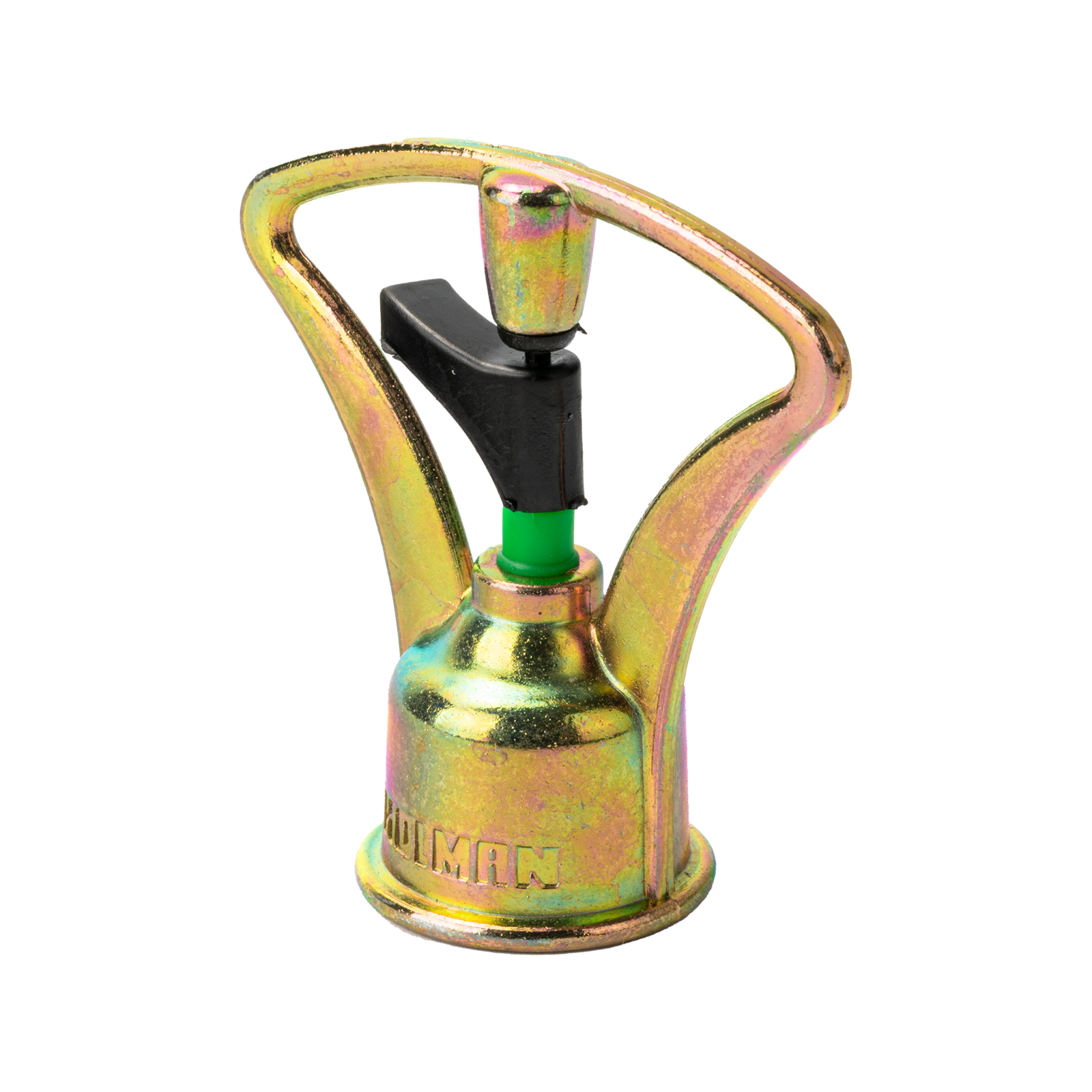 Holman Mini Metal Butterfly Sprinkler with Plastic Spinner - Brass & Black, 360 Degree