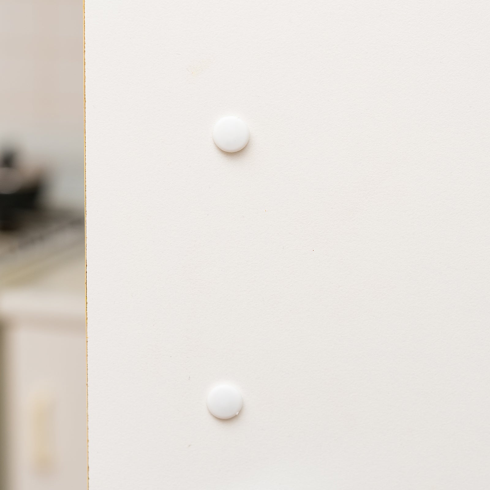 Taskmaster 10mm White Plastic Screw Hole Cover Caps 100 Pack