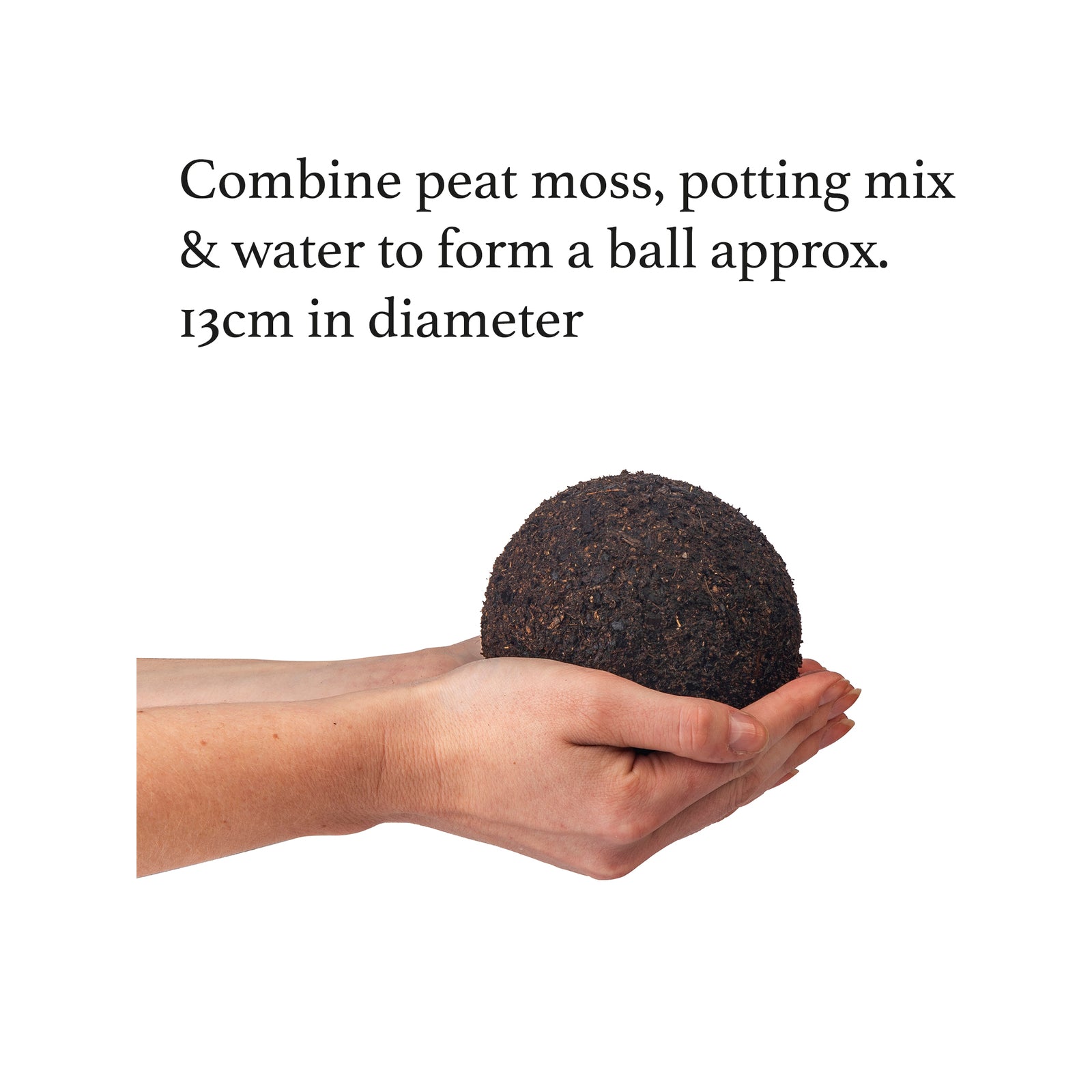 Kokedama Kit with Ceramic Stand and Twine