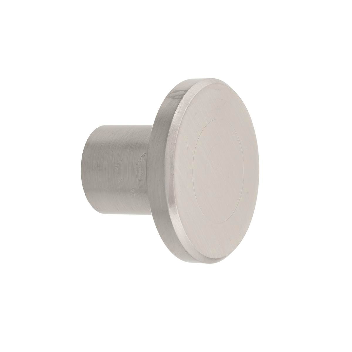 Prestige 30mm Brushed Nickel Round Knob - Zinc Alloy