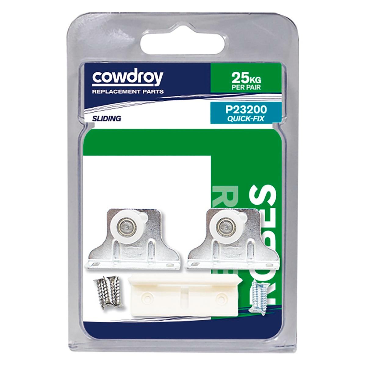 Cowdroy Track Access Quickfix Component Pack - Silver Aluminium