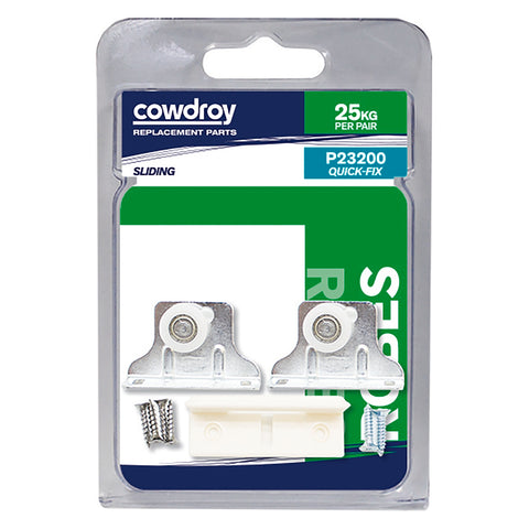 Cowdroy Track Access Quickfix Component Pack - Silver Aluminium