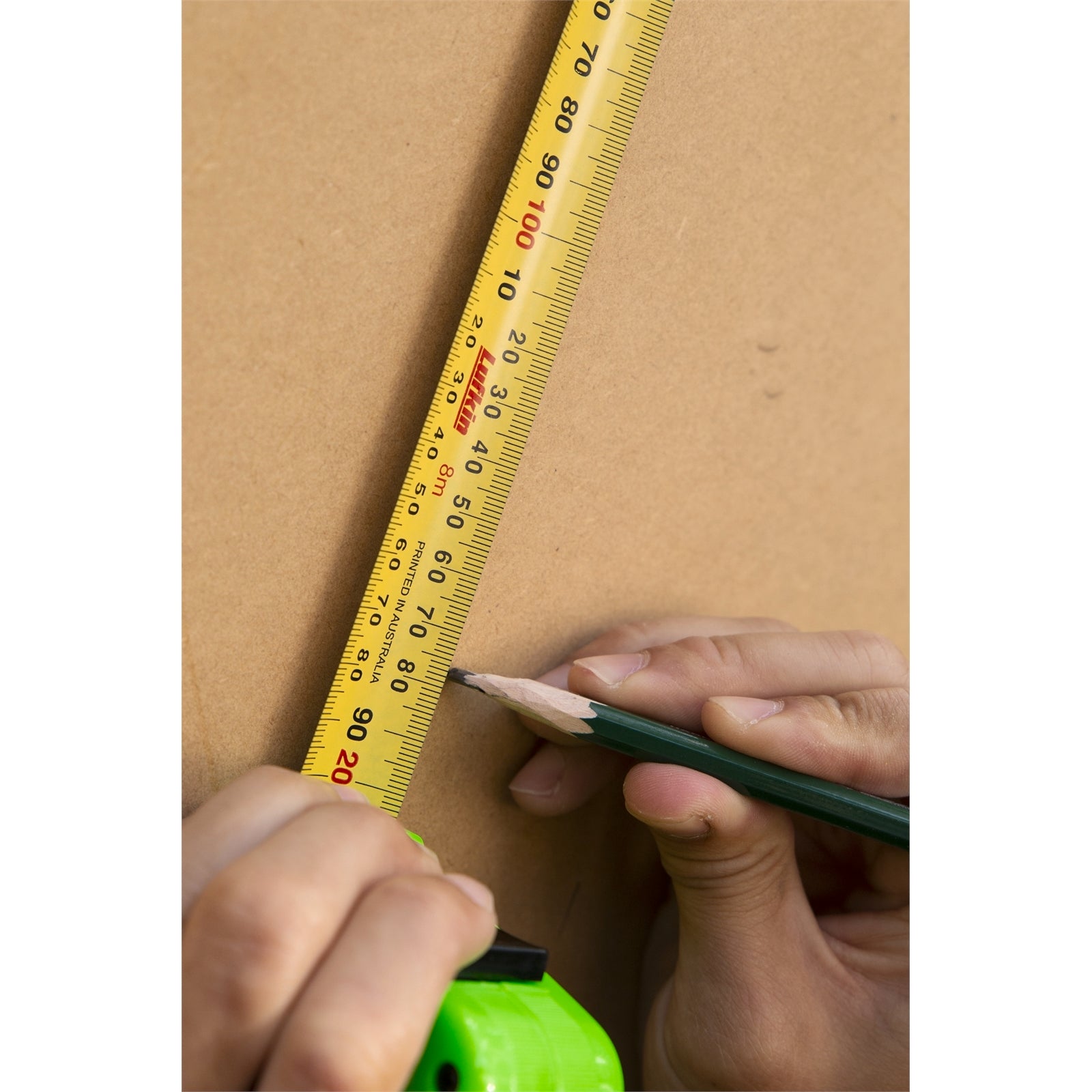 Crescent Lufkin Hard Green Carpenters Pencil, Wood, Hard Lead, Waterproof