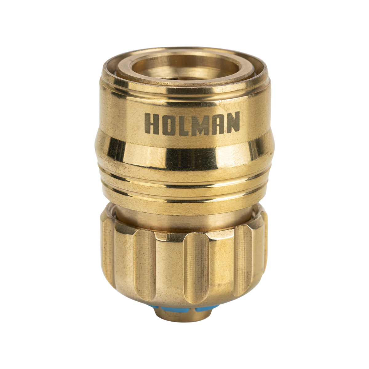Holman 12mm Brass Snap-On Hose Connector Set Gold 8530H