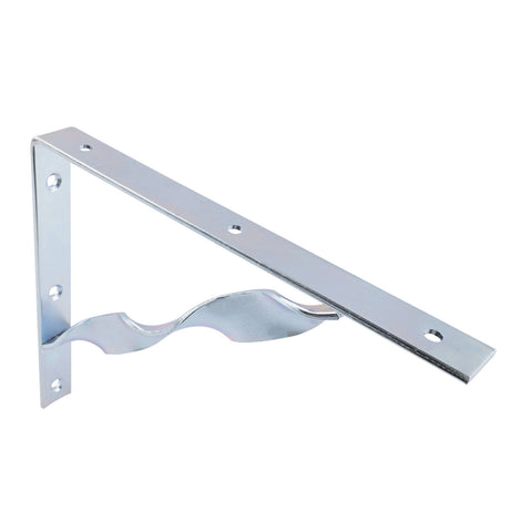 Carinya 250 x 200mm Zinc Plated Steel Heavy Duty Twisted Stay Bracket, 300kg