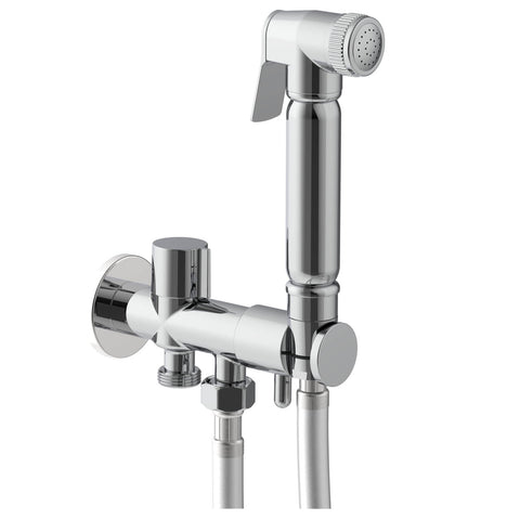 evekare 1.2m Chrome Bidet Spray Kit with Diverter Holder Lead Free