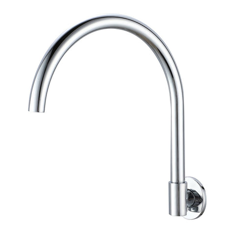 Shaw Mason 250mm Chrome Swivel Wall Mounted Spout - 180° Swivel - SuperSaverAU - view 1