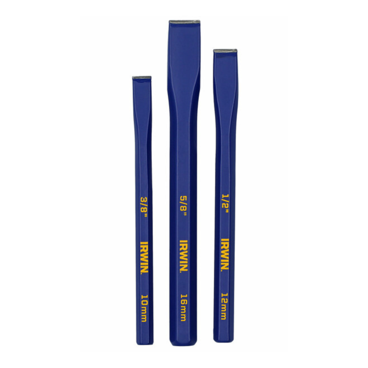 Irwin 3 Piece Cold Chisel Set, Forged Steel