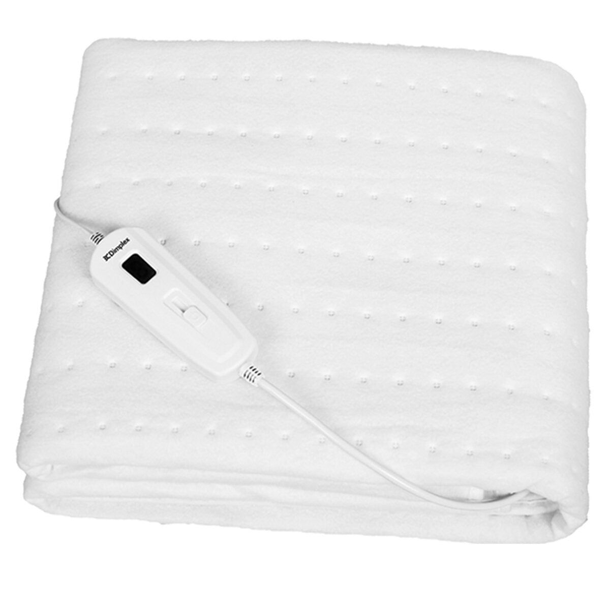 Dimplex Single Fitted Electric Blanket - Machine Washable, Detachable Controls, Three Heat Settings - DHDEPS