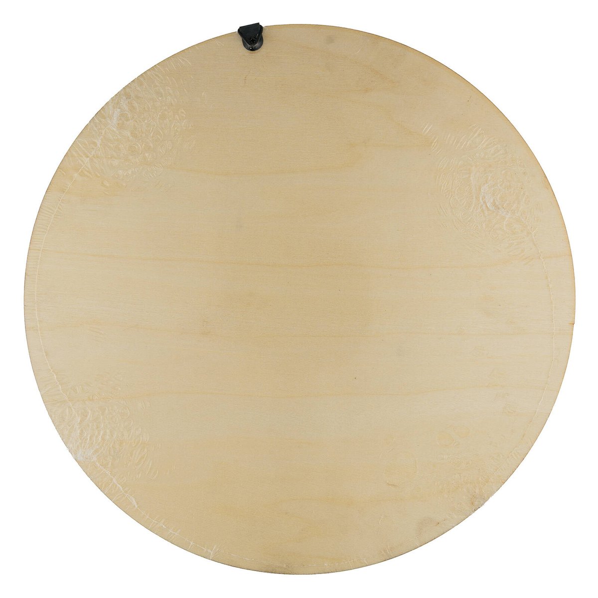 Crafted Small Round Mirror - 25cm - Plywood - Pre-Installed Hook - SuperSaverAU - view 2