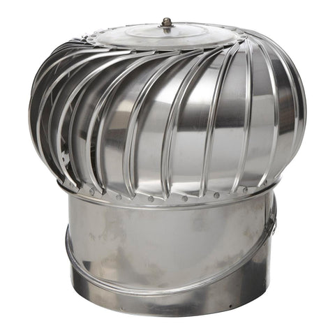 Bastion 300mm Aluminium Roof Vent Mill Finish