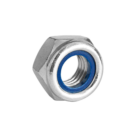 Pinnacle M10 Zinc Plated Nylon Lock Nut - 4 Pack