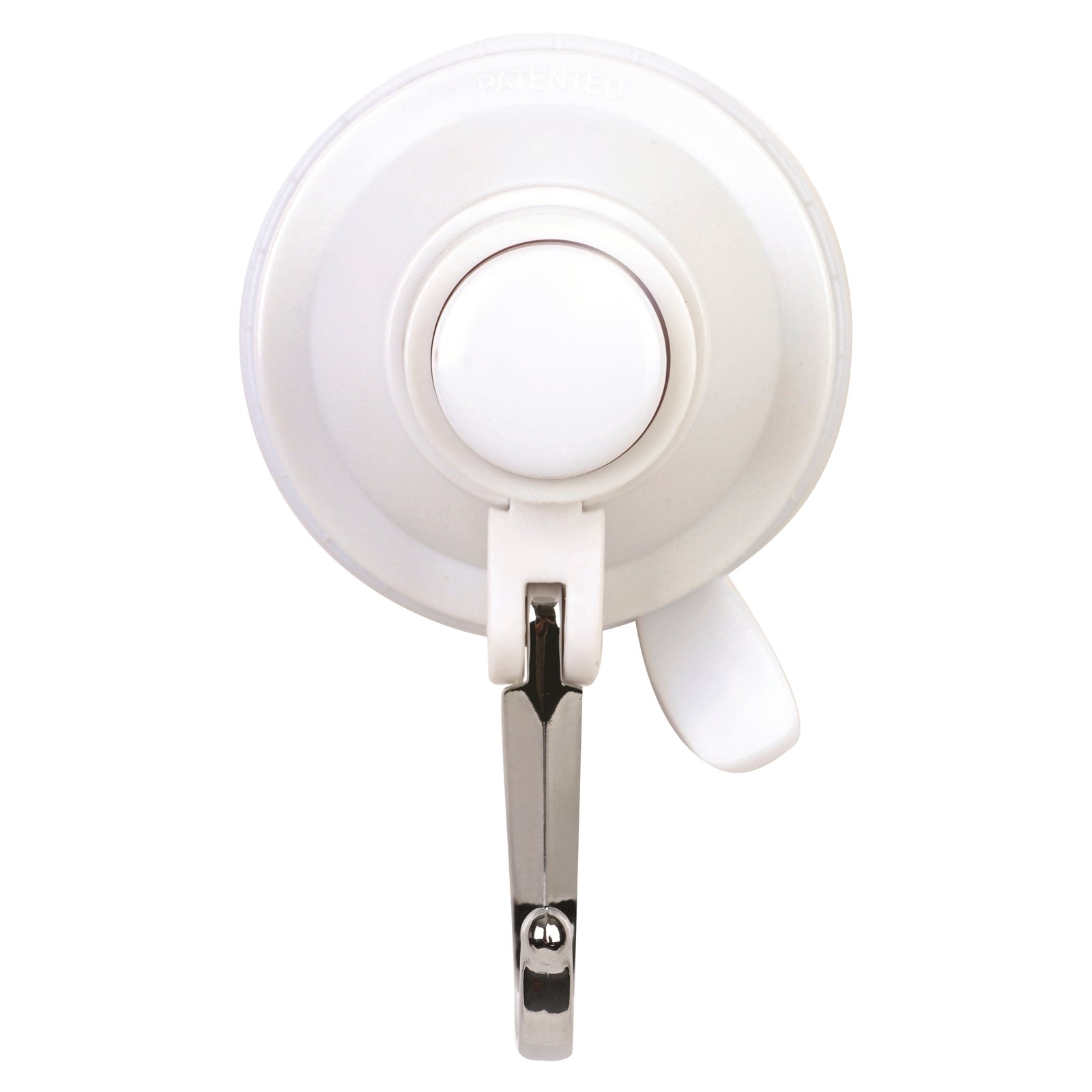 Naleon Chrome Super Suction Hook, 3kg, ABS Plastic, Non-Porous Surfaces