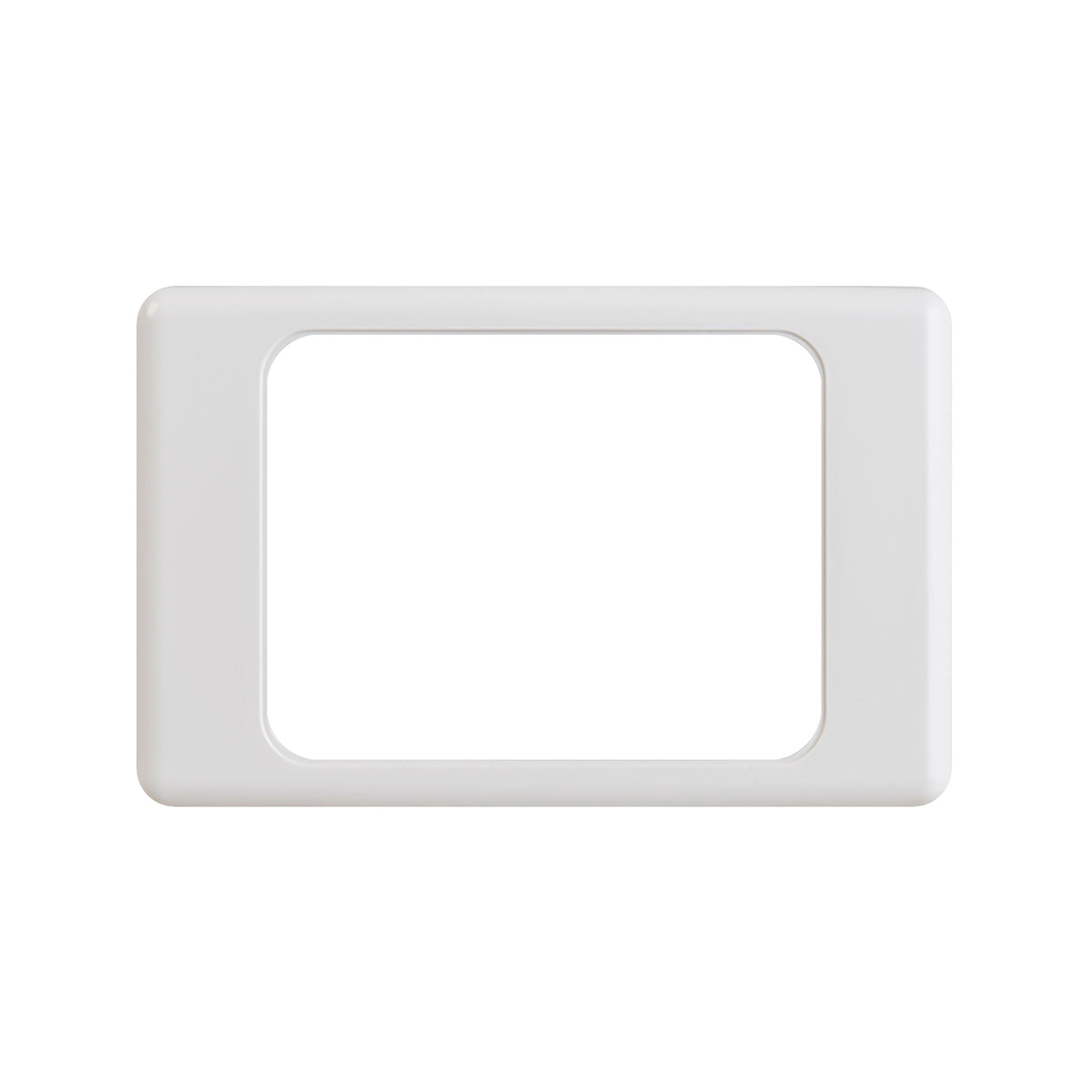 DETA 6000 Series Wallplate Cover, White Polycarbonate, 115mm x 75mm, Indoor