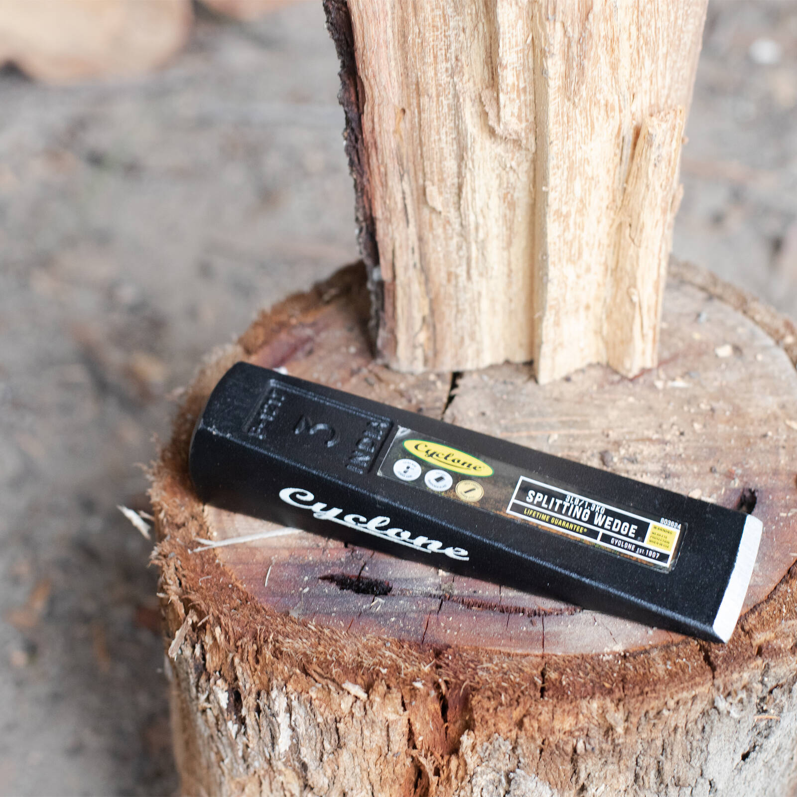 Cyclone 3lb 1.3kg Forged Carbon Steel Splitting Wedge