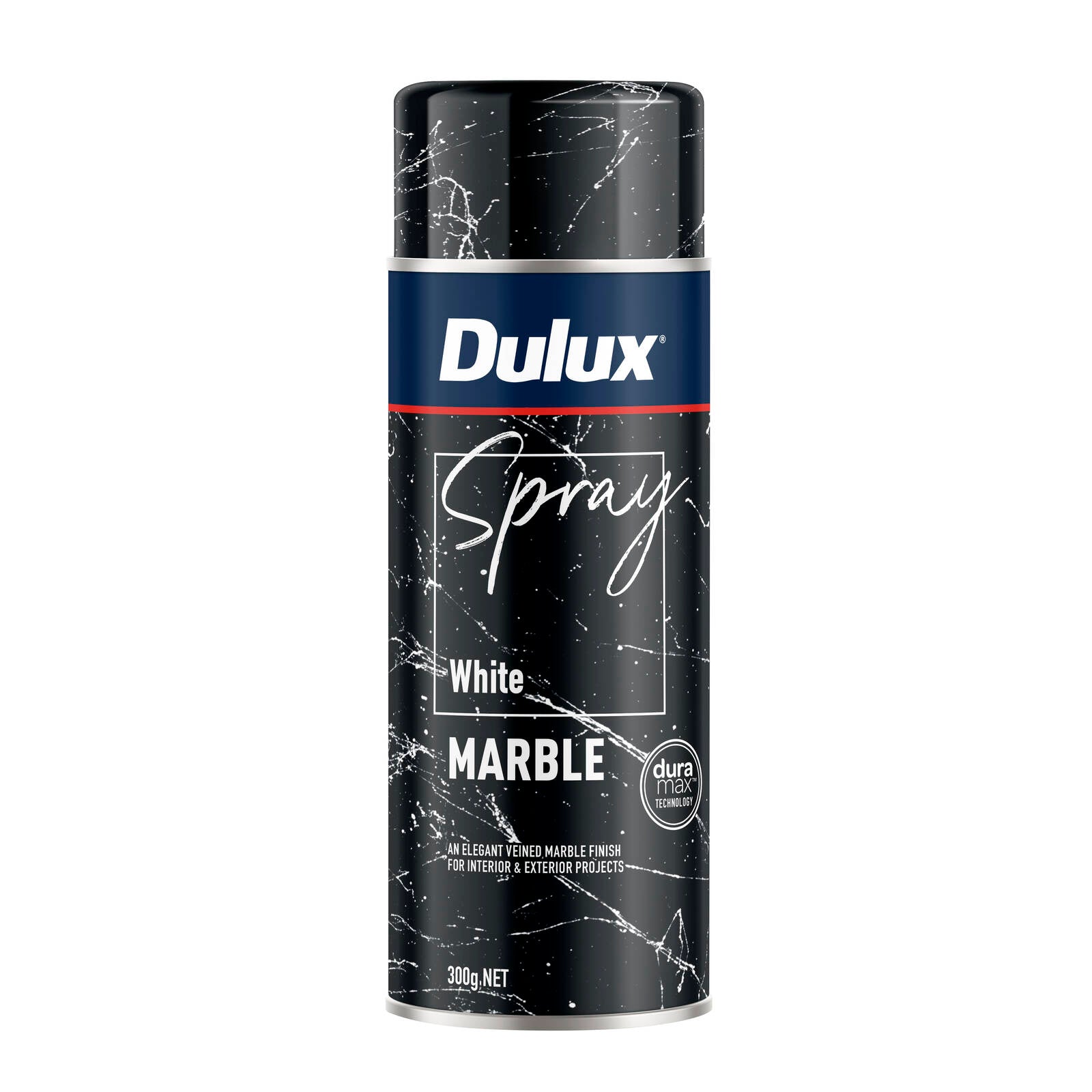 Dulux 300g Marble White Effects Spray Paint, Decorative Marble Finish for Metal, Wood & Plastic