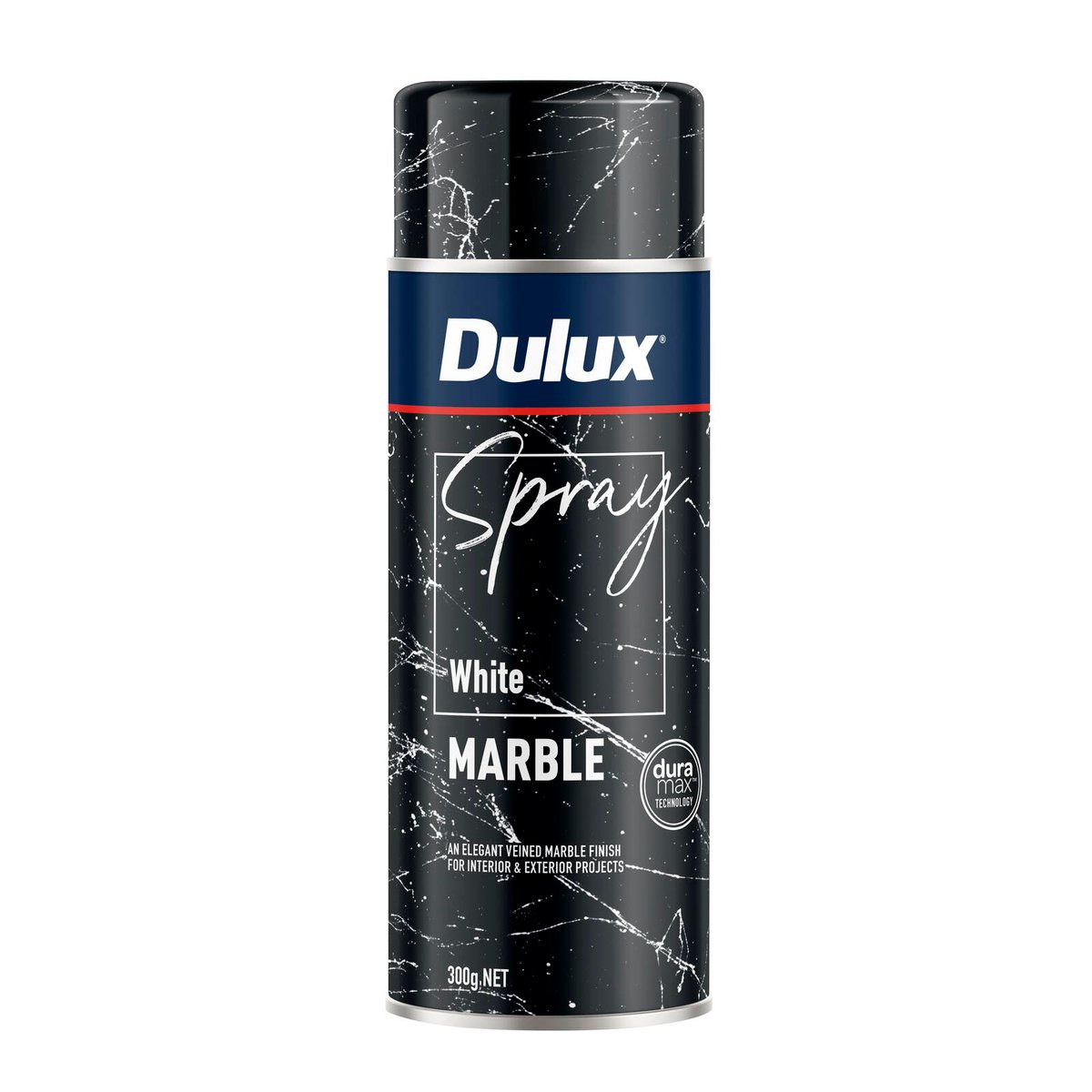Dulux Spray Paint Effects 300g Marble White - 300g Can - Fast-Drying - SuperSaverAU - view 1