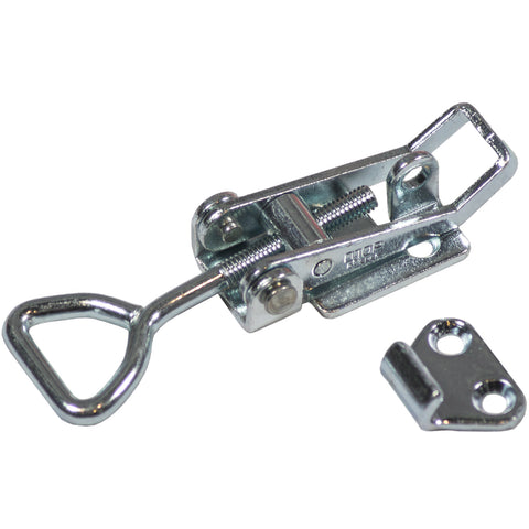 Goliath 120mm Zinc Plated Steel Over Centre Fastener with Keeper