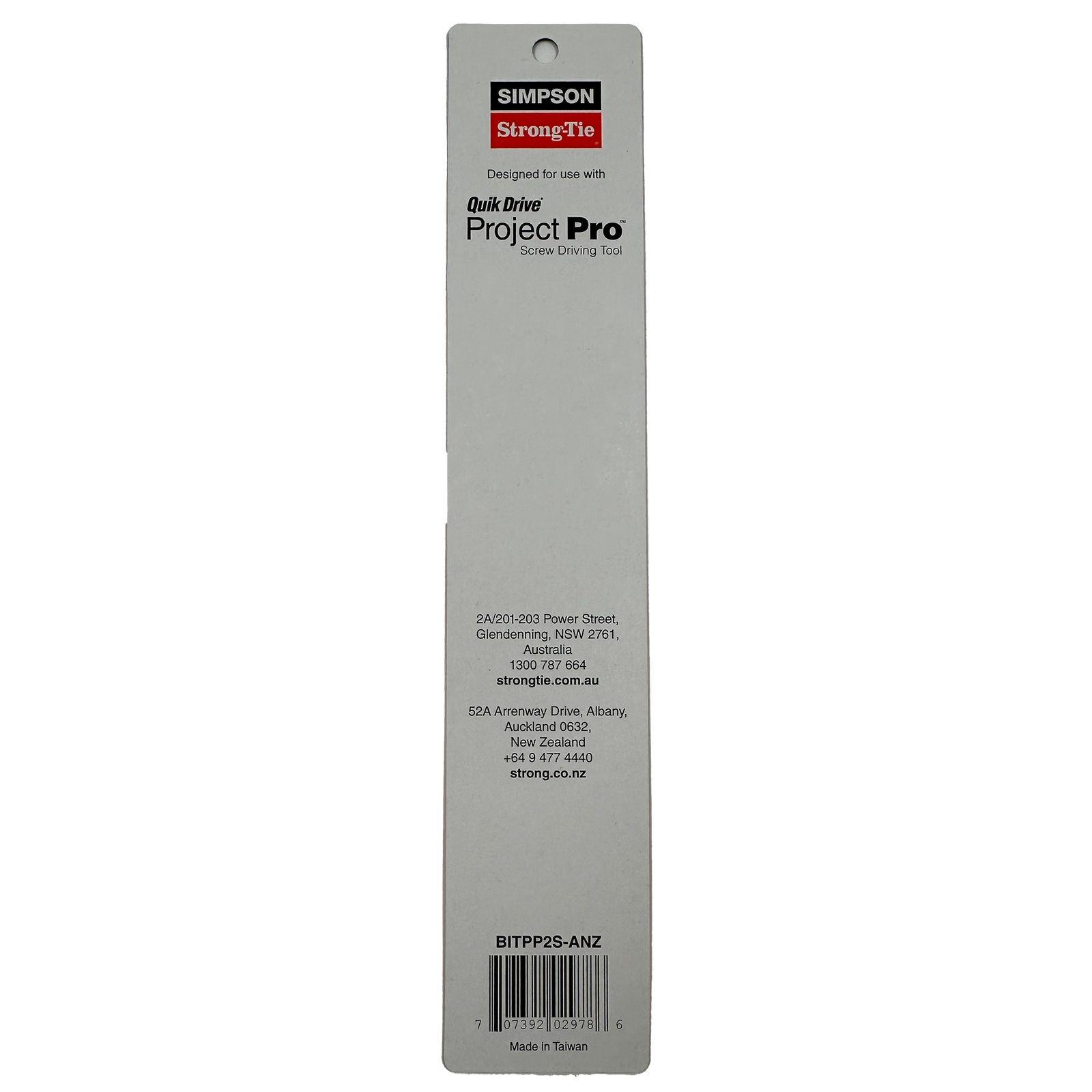 Simpson Strong-Tie 200mm SQ#2 Project Pro Bit and Mandrel Replacement