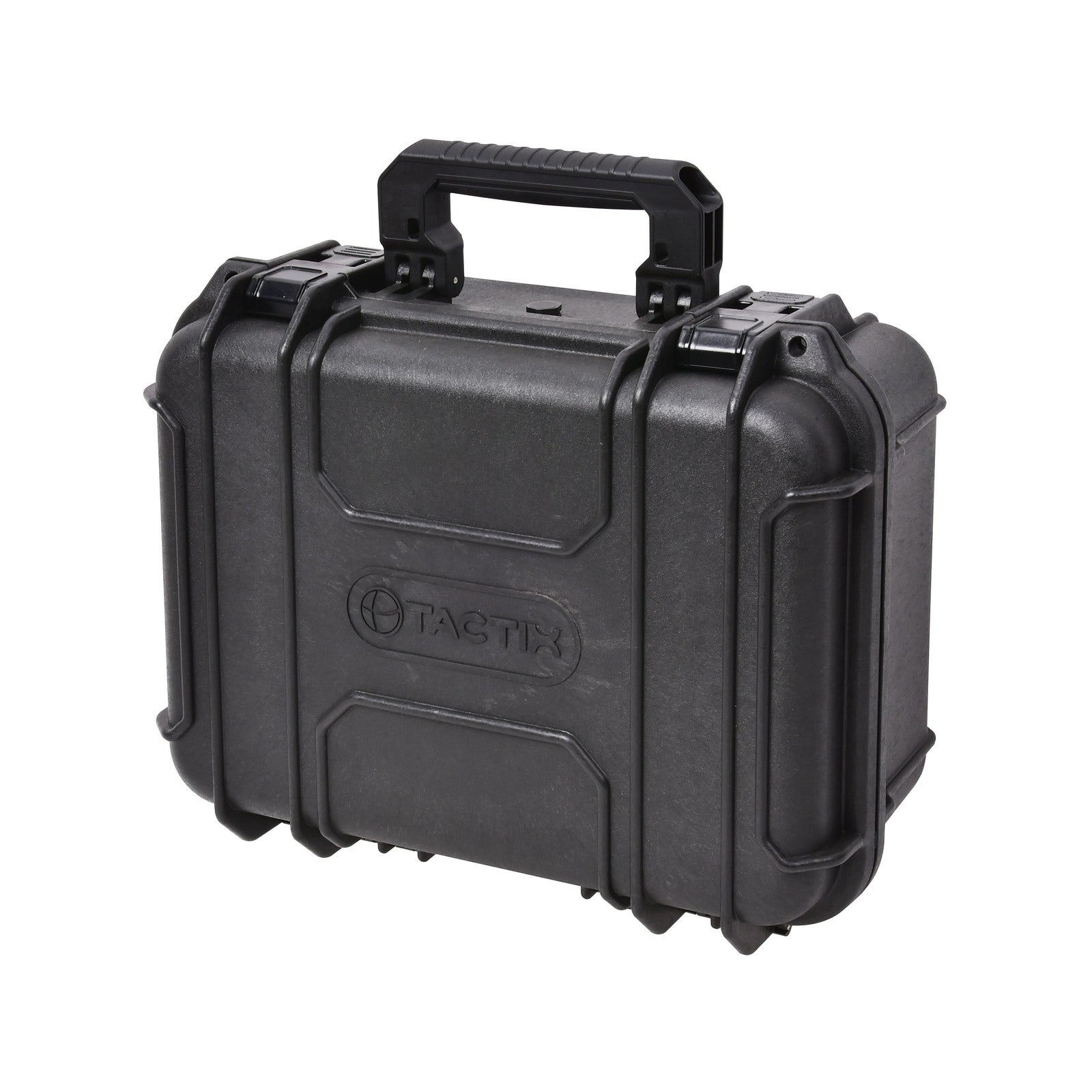 Tactix Tough Case in Black - Large, IP65 Water & Dust Resistant Storage Case