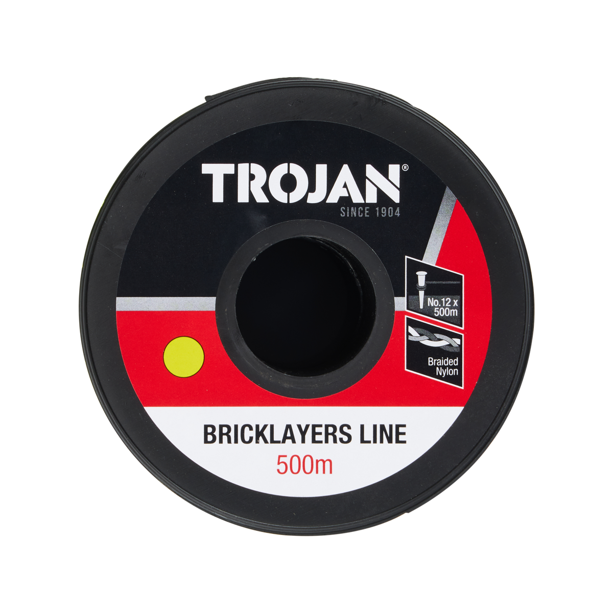 Trojan 500m No.8 Green Nylon Brickline