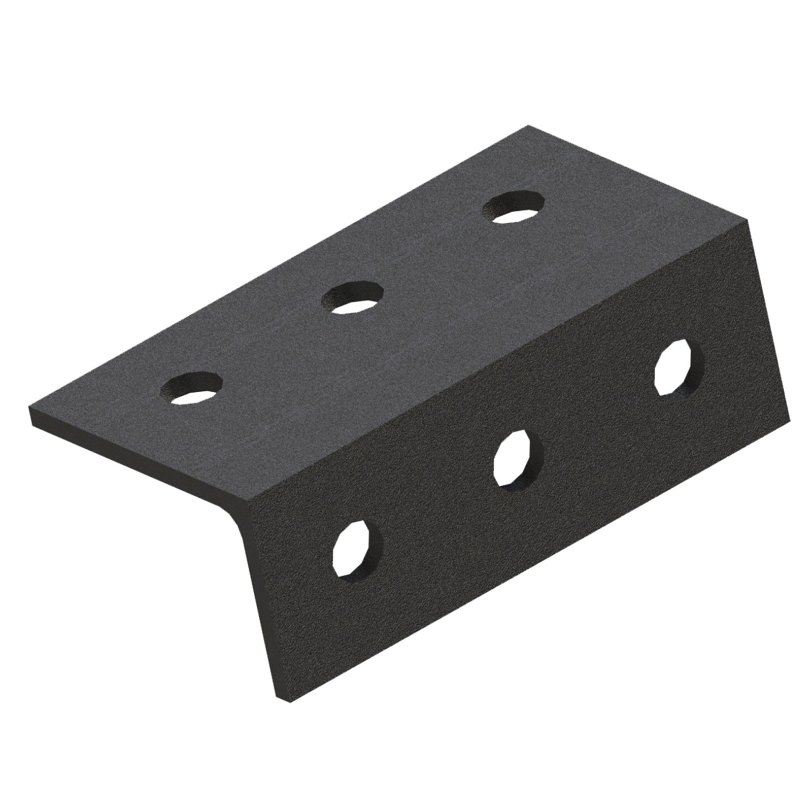 Dunnings 75 x 50 x 5 x 140mm M12 Galvanised Steel Structural Angle Bracket