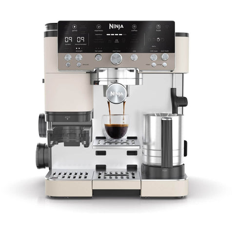 Ninja Luxe Cafe Premier Espresso Machine - Oat Milk Cream - 15+ Drink Presets - ES601WHANZ