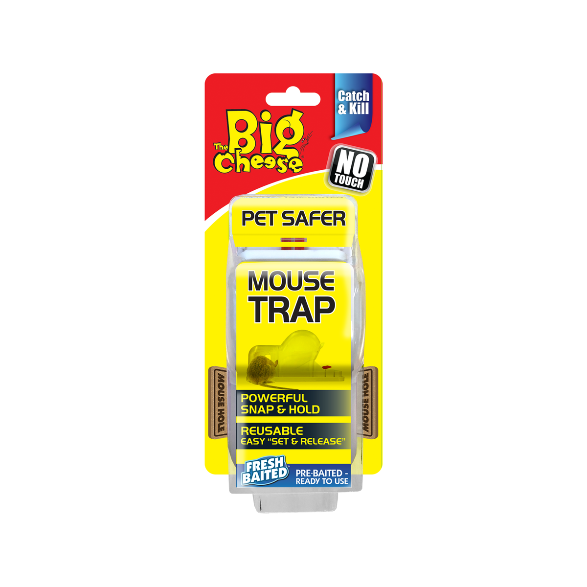 The Big Cheese Pet Safer Reusable Indoor Mouse Trap