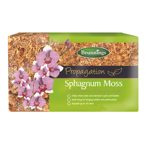 Brunnings Sphagnum Moss - Compressed Block