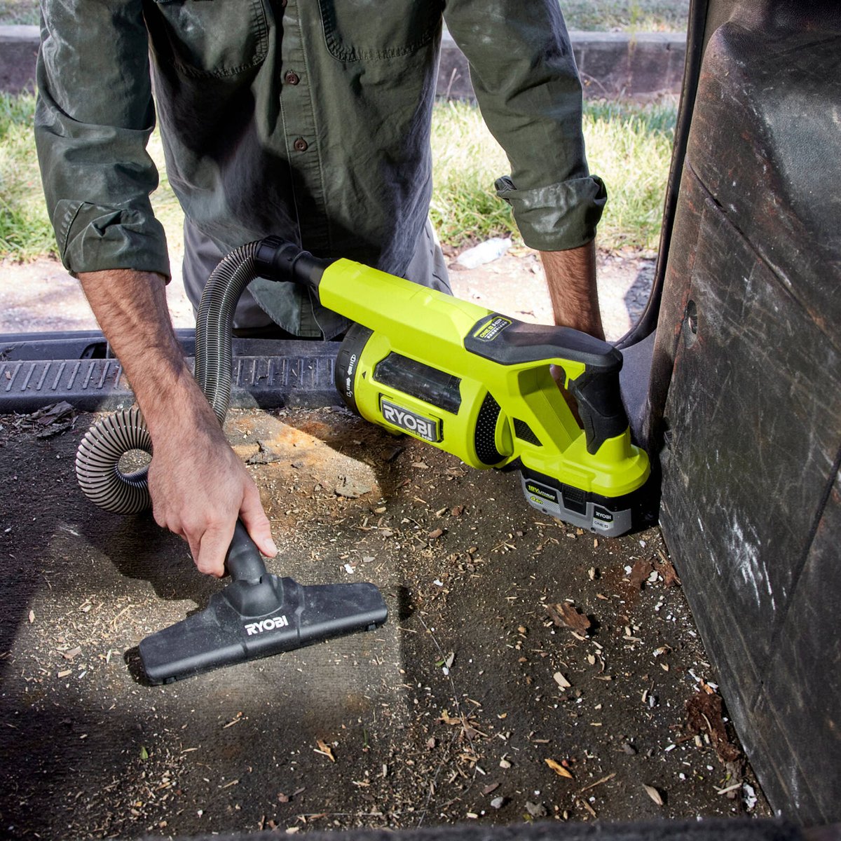 Ryobi 18V ONE+ HP Brushless Hand Vacuum, Tool Only, RHV18X