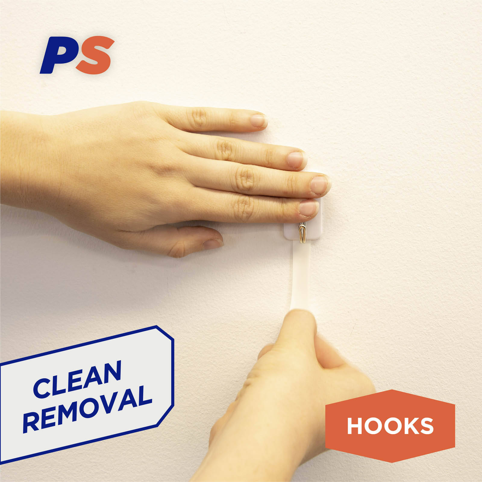 Permastik Small White Kitchen Hooks - 9 Pack