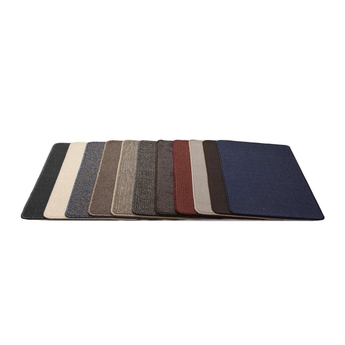 Hufflett Indoor Mat 50 x 80cm, Assorted Colours Machine Tufted Stain Resistant
