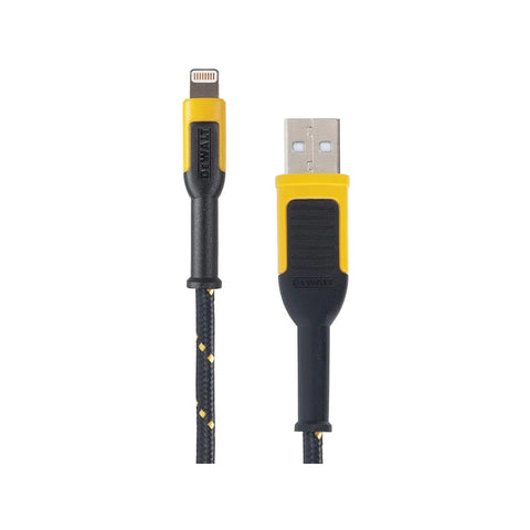 DeWALT 3M Lightning to USB Charging Cable, Kevlar Reinforced 1311326DWE