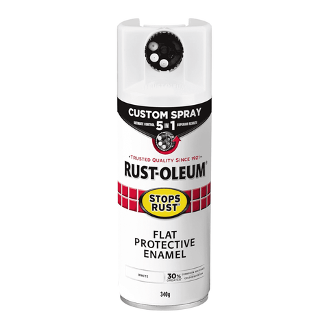 Rust-Oleum Custom Spray 5 in 1 340g Gloss White Spray Paint