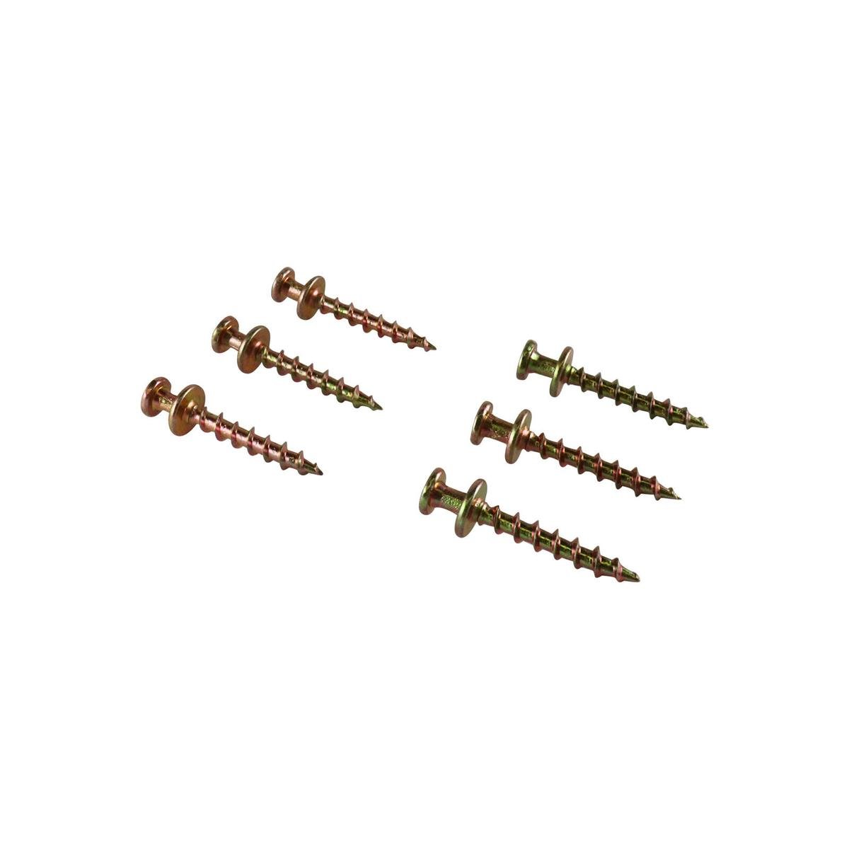 Hangman 45kg Gold Heavy-Duty Double Head Bear Claw Screw, Steel - 6 Pack