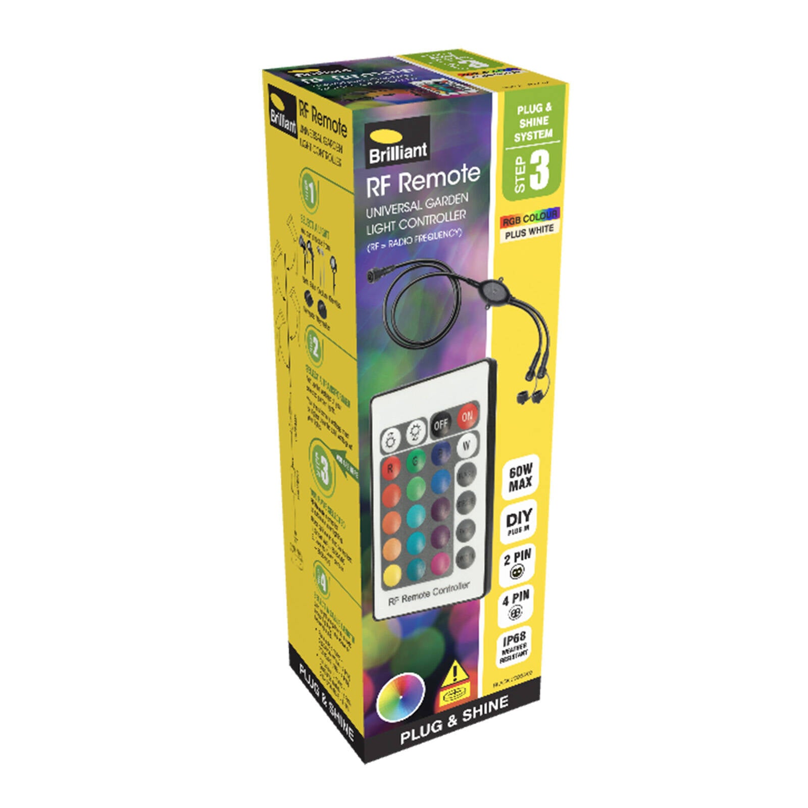 Brilliant 60W 12V RF Remote Garden Light Controller 20955/06