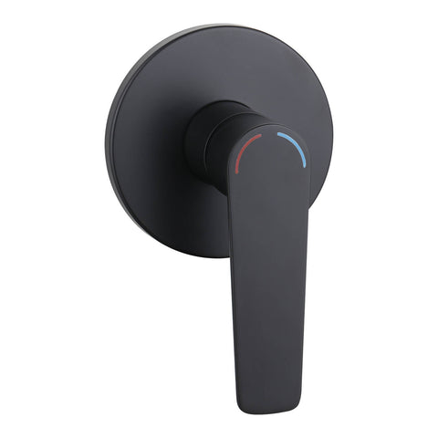 evekare 35mm Matte Black Extended Lever Shower Mixer 7.5L/min