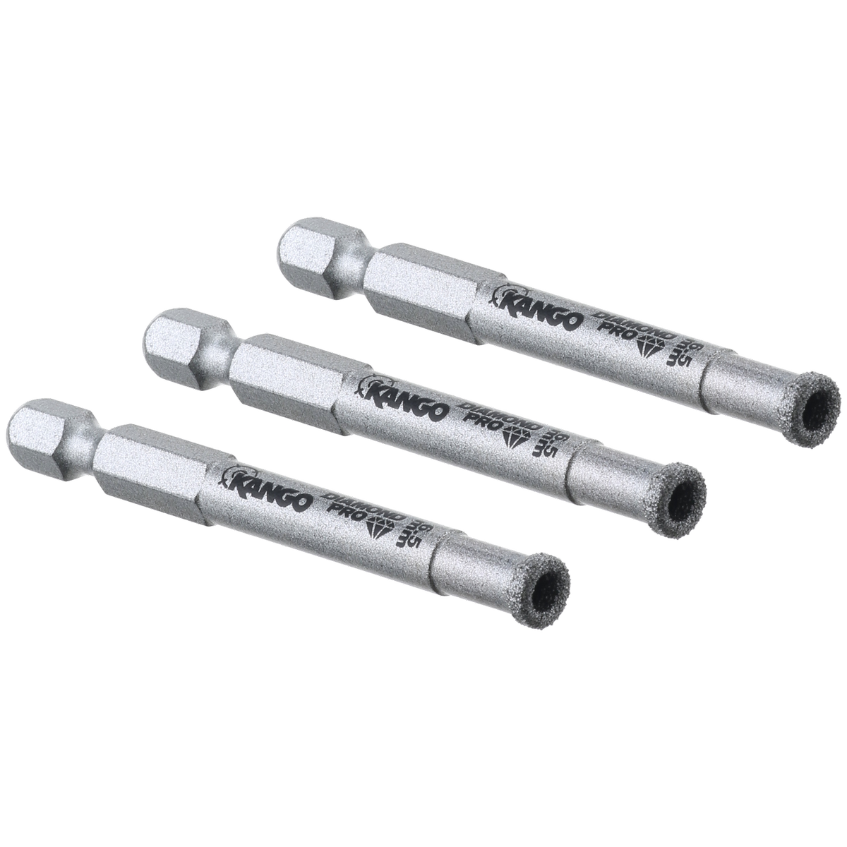 Kango Diamond Pro Mini Hole Saw 3 Pack - 6.5mm - Durable for Hard Materials - SuperSaverAU - view 2
