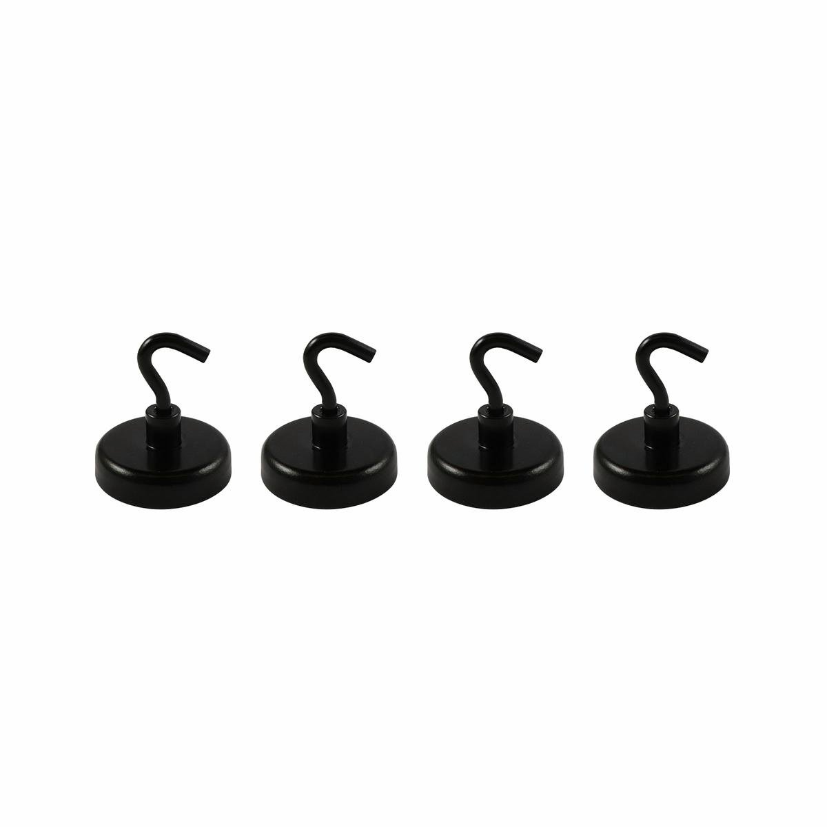 Everhang Magnetic Hook - 35mm - Ferrite - 6.3kg Pull Rating - 4 Pack - SuperSaverAU - view 1