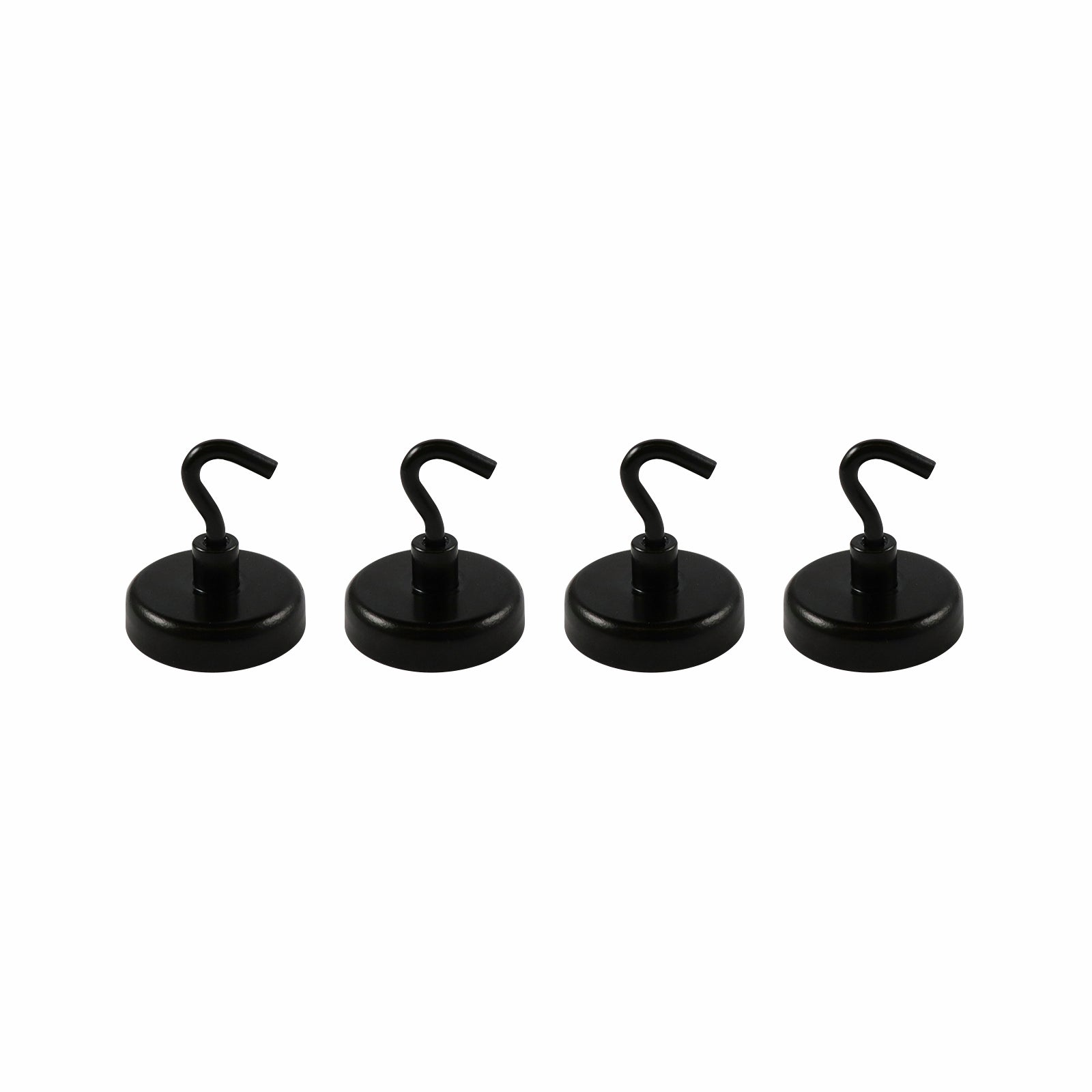 Everhang 35mm Black Ferrite Magnetic Hook 4 Pack