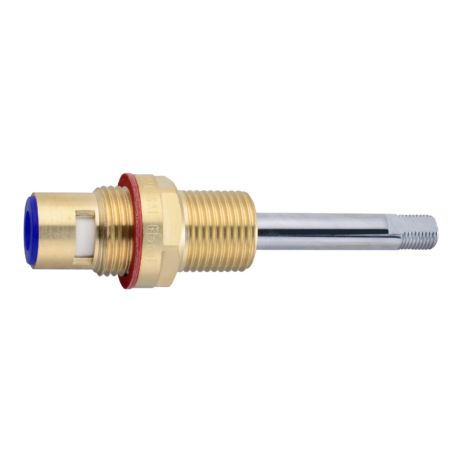Shaw & Mason Chrome 1/2 Turn Anti Clockwise Ceramic Disc Wall Spindle