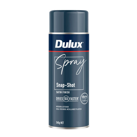 Dulux 340g Snap-Shot Satin Spray Paint