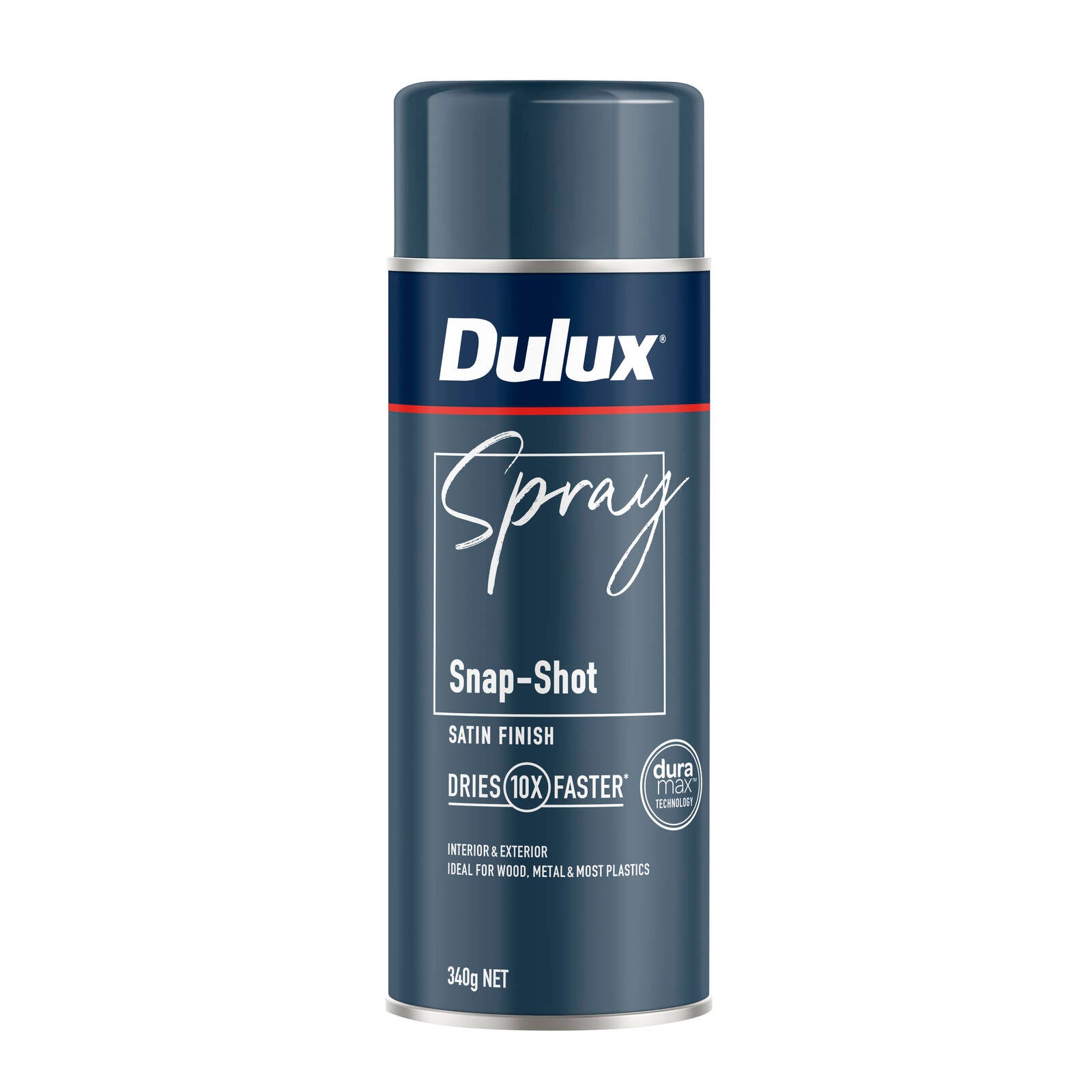 Dulux 340g Snap-Shot Satin Spray Paint