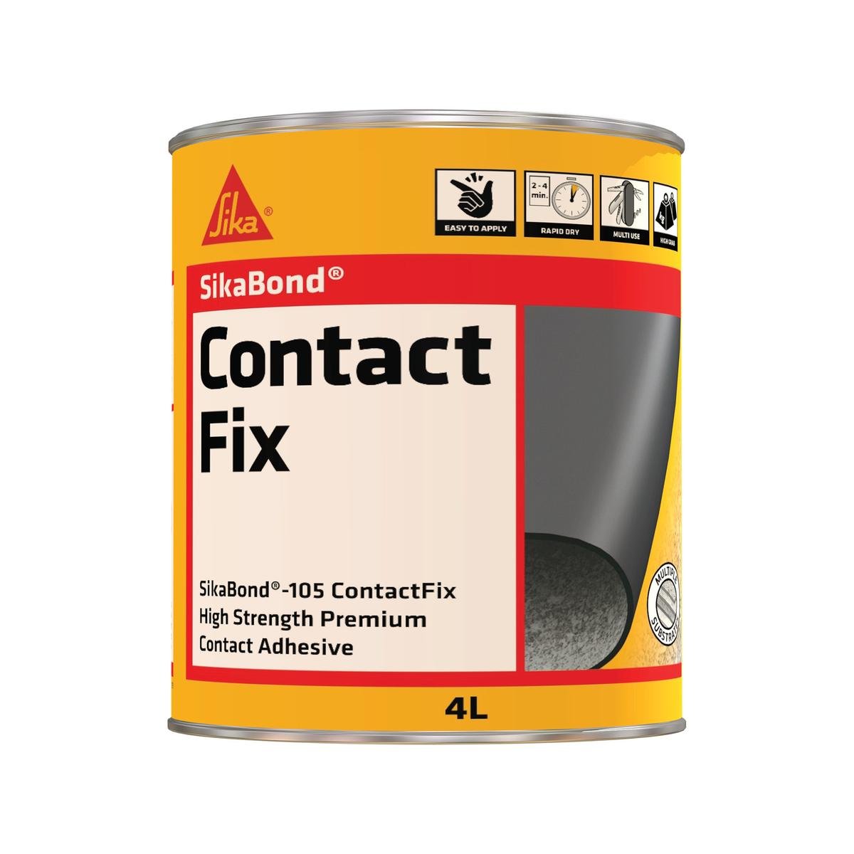 Sika 4L ContactFix 105 Premium Sprayable Contact Adhesive for Laminates & Timber