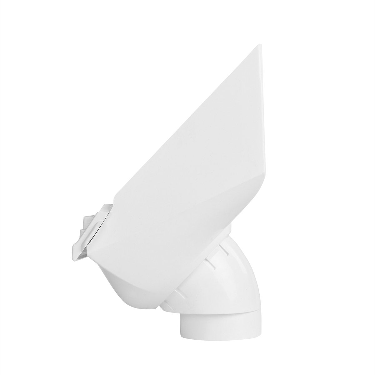 Rain Harvesting 90mm Leaf Beater Rain Head, White UPVC with Stainless Steel Mesh