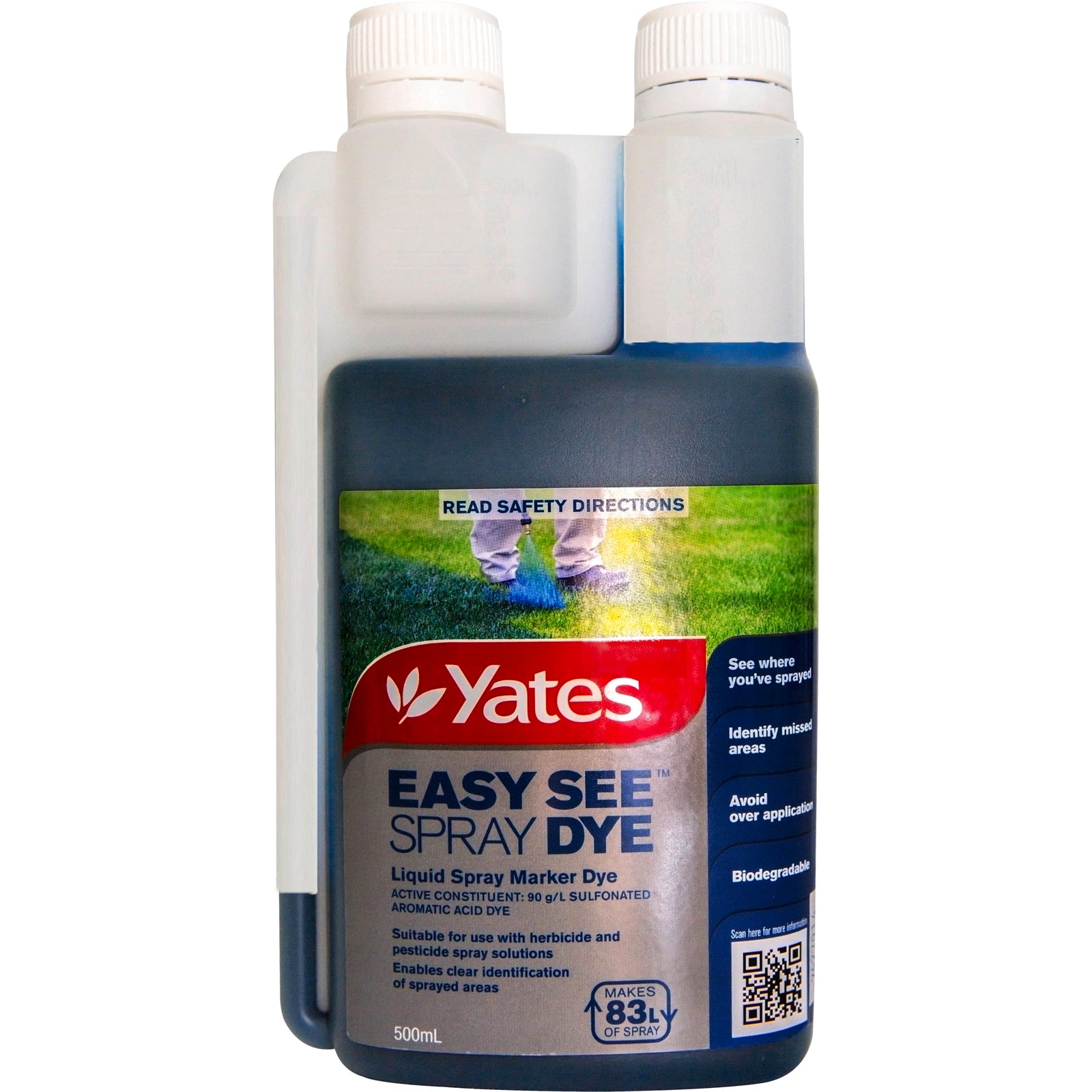 Yates Easy See Spray Dye 500ml Liquid Ready to Use Spray Marker