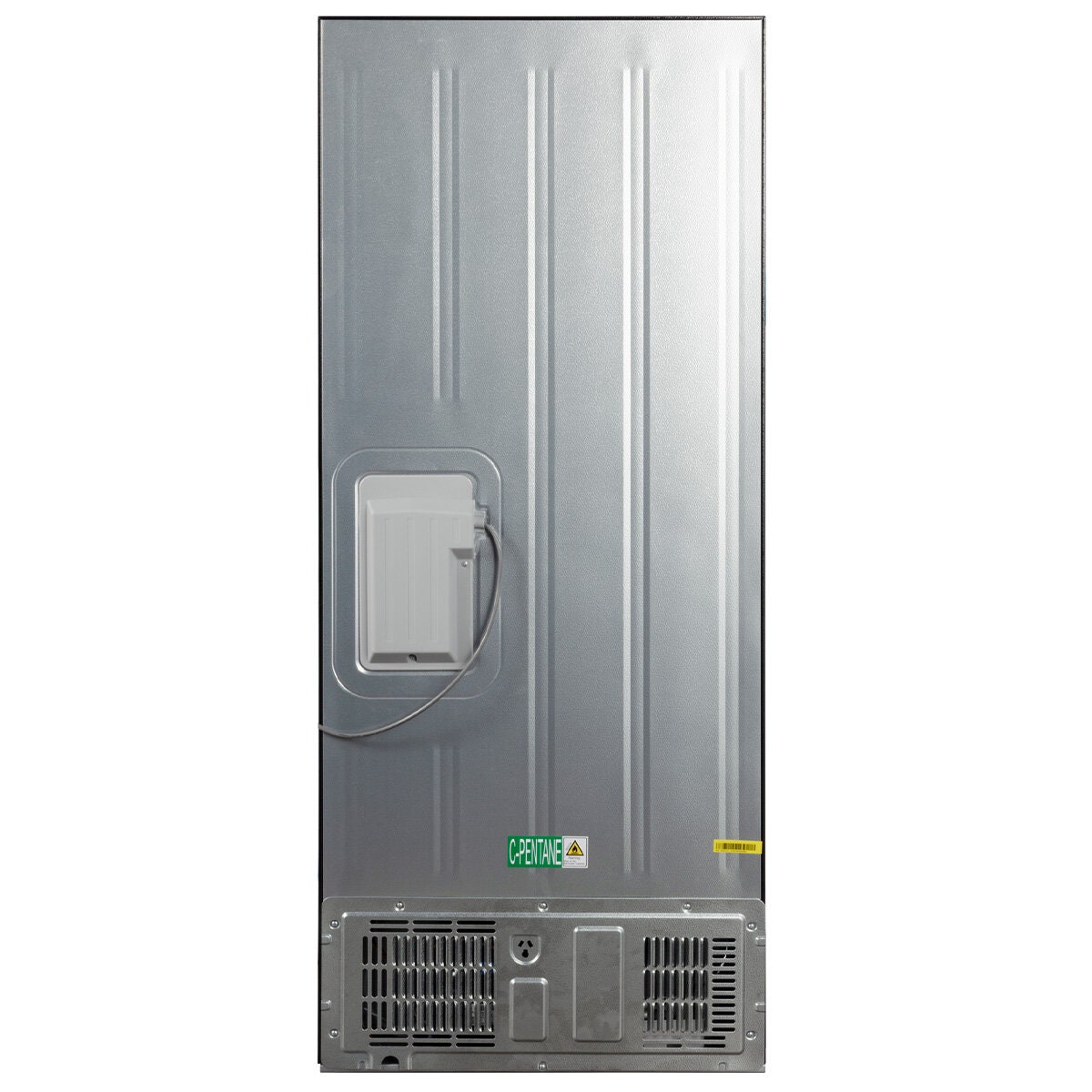 CHiQ 396L bottom mount fridge - stainless steel, inverter system, 6 star energy rating - CBM394NSS6E