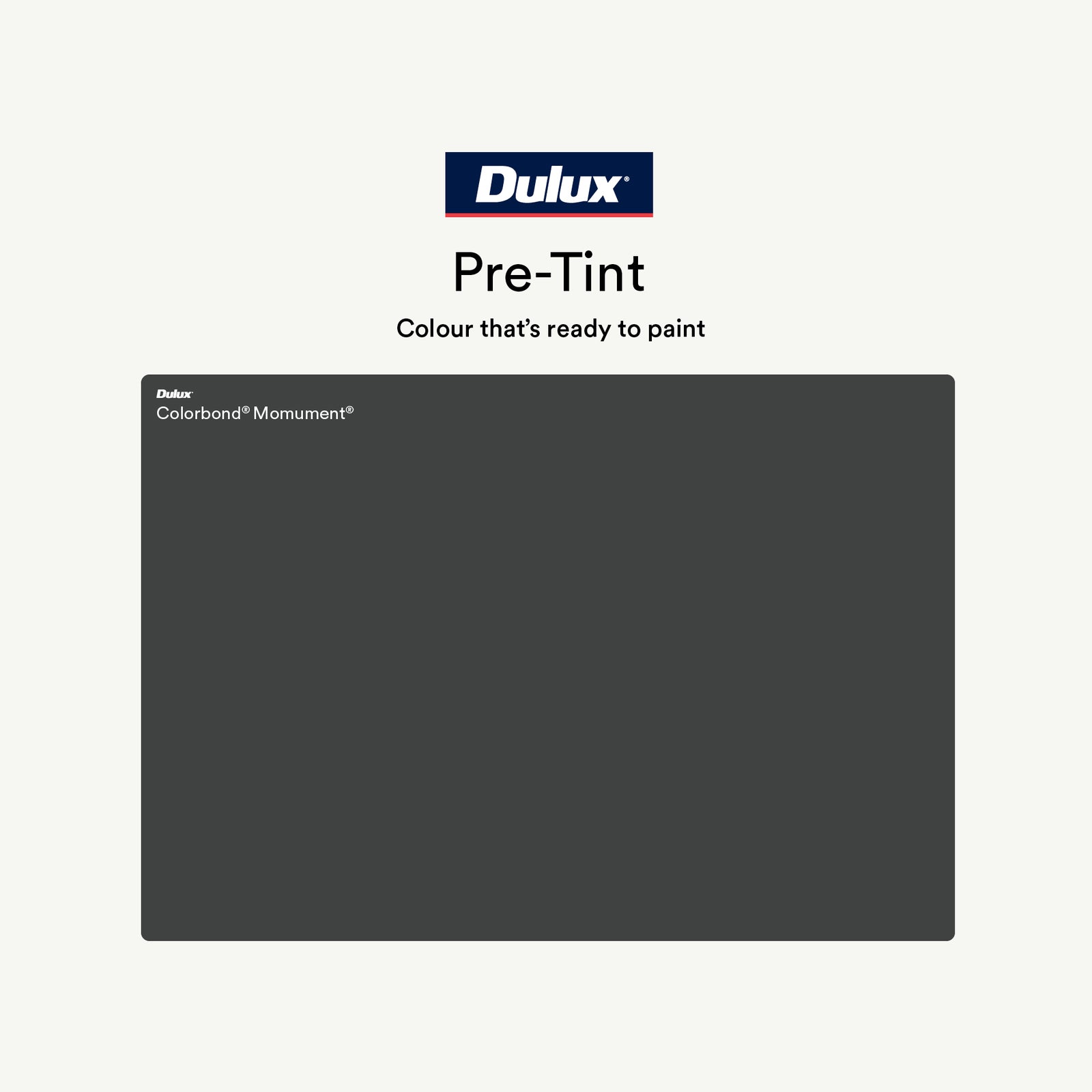 Dulux 4L Monument Low Sheen Weathershield Exterior Paint UV Resistant