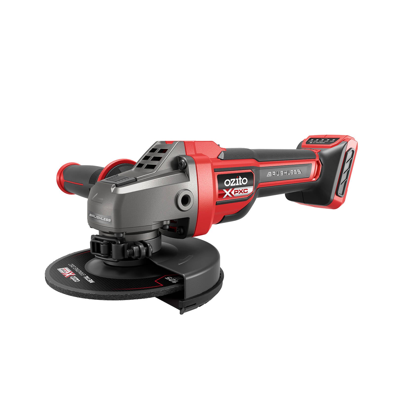 Ozito PXC 18V Brushless 125mm Cordless Angle Grinder Skin Only PXBVAGS-125